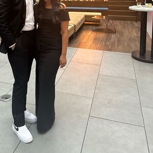 Xscape long off the shoulder dress